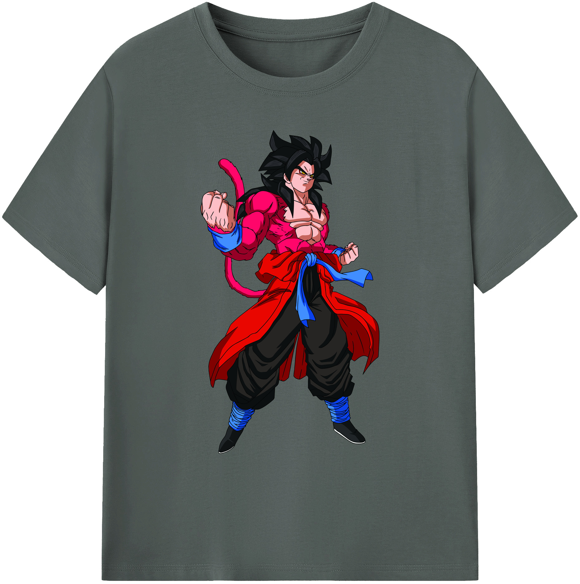 （画像用） ドラゴンボール 孫悟空（そん ごくう）Son Goku カカロット DRAGON BALL Kakarotto 綿100％ メンズ半袖Tシャツ｜肌触りやわらか＆通気性